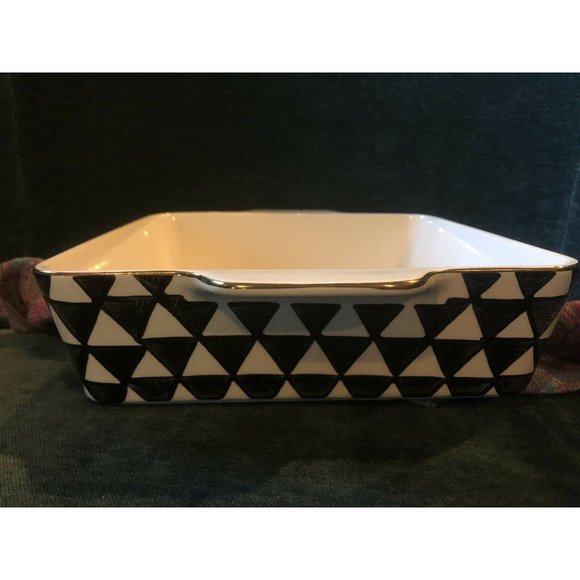 Thyme & Table Geometric Square Baking Dish Oven Freezer Dishwasher Safe 8” x 8” - Picture 1 of 7